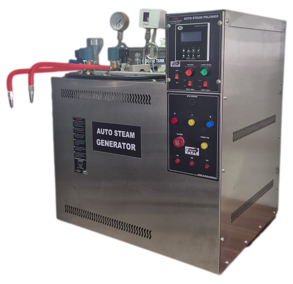 AUTO FEED STEAM MACHINE WITH RESERVE TANK