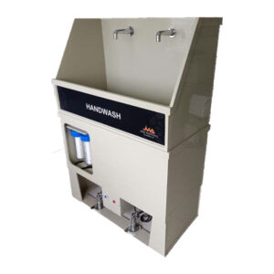 HAND WASH STAND DOUBLE TAP WITH SETTLING TANK